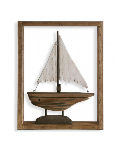 Cuadro Metal Velero (6,5 x 44 x 34,5 cm)