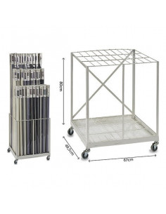 Thekendisplay Weiß Stahl...