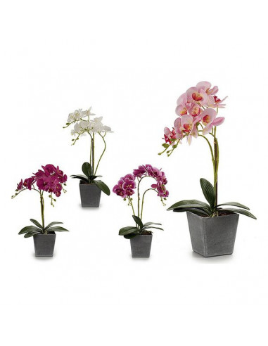 Deko-Blumen Orchidee Kunststoff...