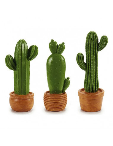 Estatuas de jardín Verde Resina Cactus 3