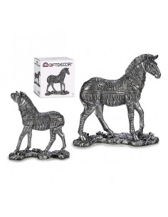 Garten-Statuen Silber Harz...