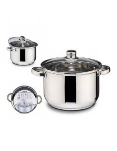 Kasserolle Edelstahl 24 cm