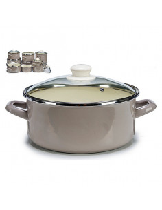 Olla con Tapa de Cristal...