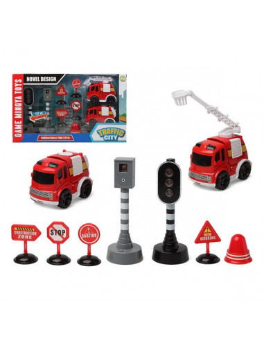 Feuerwehr-Set Traffic City 112840 (9...