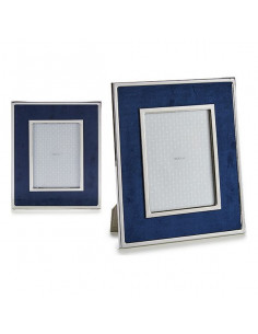 Fotorahmen Blau Samt (1 x...