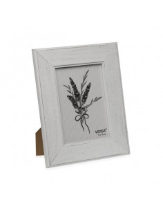 Portafotos Blanco Madera