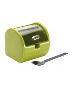 Zuckerdose aus Keramik grün