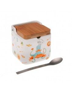 Zuckerdose Octopus aus Keramik