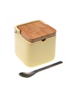 Azucarero Cerámica Beige