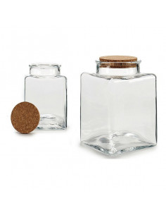 Transparentes Glasgefäß...