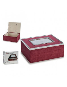 Fotorahmen Samt Granatrot...