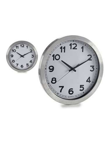 Reloj de Pared Plata 50 50 cm