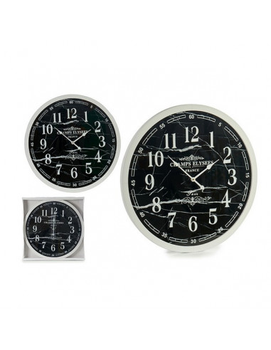 Reloj de Pared Blanco Negro (3,5 x 60...