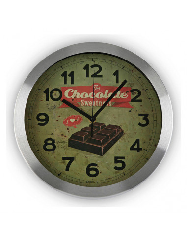 Reloj de Pared Chocolate Aluminio (4...