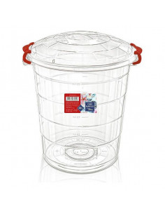 Durchsichtiger Mülleimer...