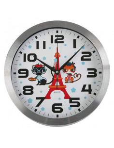 Wanduhr Paris Kunststoff (4...