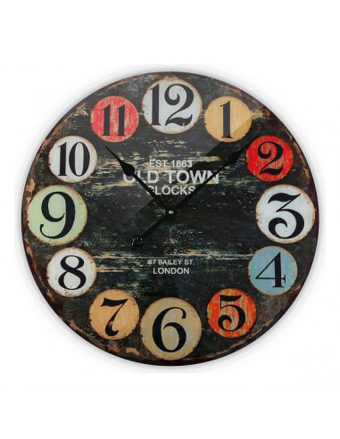 Reloj de Pared Cristal (4 x 57 x 57 cm)