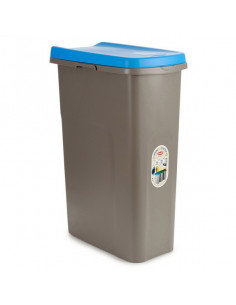 Papierkorb Blau Kunststoff 40L