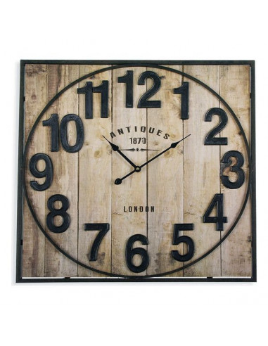 Reloj Madera (5 x 59,5 x 59,5 cm)