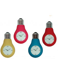 Glühbirne Wanduhr aus Glas 2