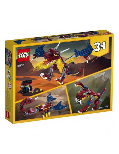 Playset Creator Fire dragon Lego 31102
