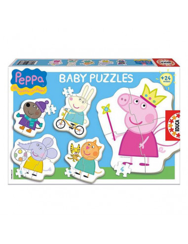 Set mit 5 Puzzeln Baby Peppa Pig Educa