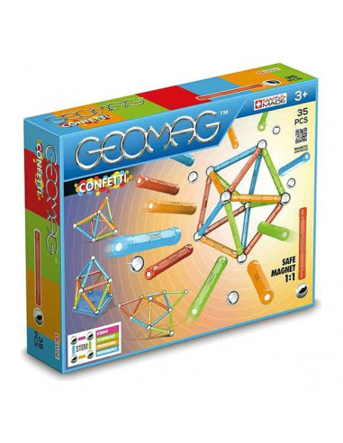 Konstruktionsspiel Geomag Confetti...