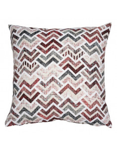 Cojín Damero Coor. Rojo 2