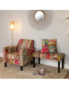 Kissen Patchwork Baumwolle... 2