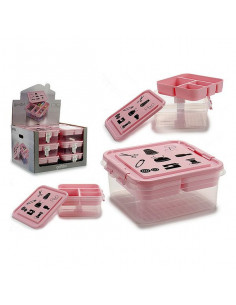 Costurero Plástico Rosa...