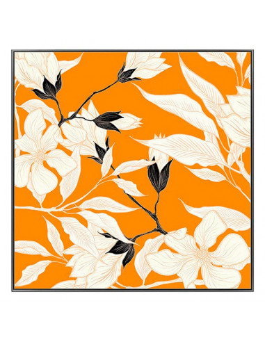 Bild Orange Flower (100 x 2,5 x 100 cm)