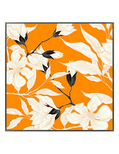 Cuadro Orange Flower (100 x 2,5 x 100...
