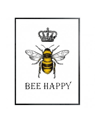 Bild Bee Happy (120 x 80 x 4 cm)