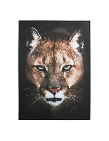 Ölgemälde Puma (100 x 4 x 100 cm)
