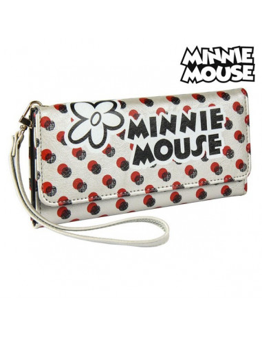 Cartera Minnie Mouse Tarjetero Blanco...