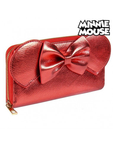Cartera Minnie Mouse Tarjetero Rojo...