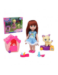 Muñeca con Mascota Fun Pets...