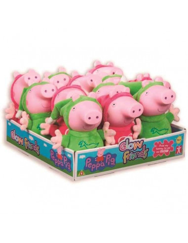 Peluche Peppa Pig Glow Friends Bandai...