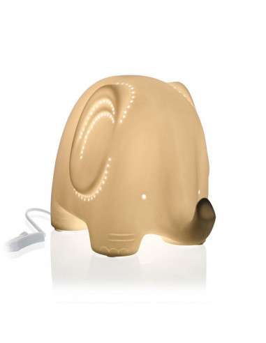 Tischlampe Elephant Porzellan (13,5 x...