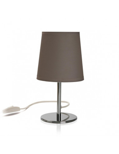Tischlampe Taupe Metall (13 x 24 x 13...