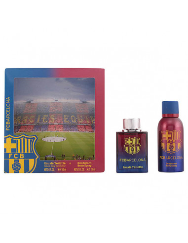 Set mit Herrenparfüm F.C. Barcelona...