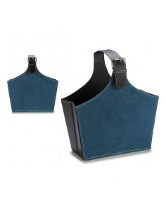 Tidsskriftholder Blau Samt...