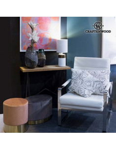 Hocker (42 x 35 x 35 cm) Rosa 2