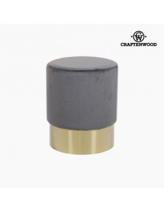 Hocker (42 x 35 x 35 cm) Grau