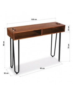 Recibidor Malak Madera (120... 2