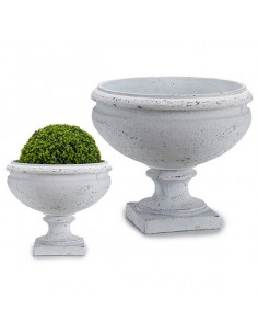 Blumentopf Weiß (33,5 x 29...