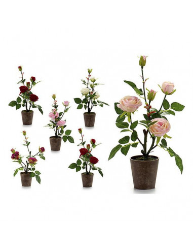 Blumentopf Rosa Kunststoff Blomster 3
