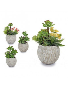 Blumentopf grün Grau