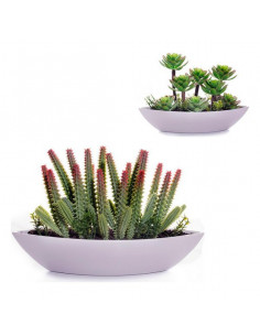 Blumenkasten grün rot Oval 2