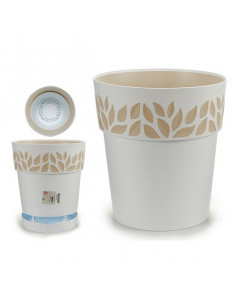 Blumentopf Kunststoff weiß